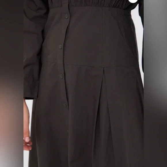 APIECE APARTDeep Olive Pietra Maxi Shirt Dress Size 2